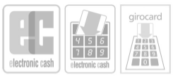 Symbole für Kartenzahlung bei Kauf von Pellets, Heizöl & Briketts